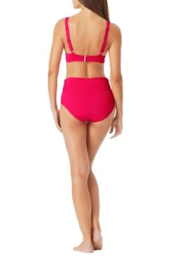 Anne Cole - Underwire Twist Front Bikini Swim Top -One-Pieces Store anne cole live in color underwire twist front ots cup size tankini bery back 1029 MYMT10501