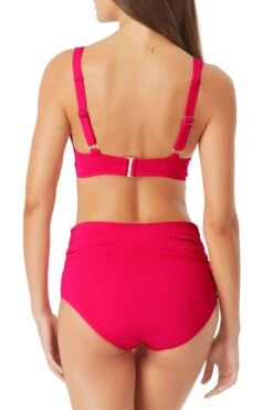 Anne Cole - Underwire Twist Front Bikini Swim Top -One-Pieces Store anne cole live in color underwire twist front ots cup size tankini bery back crop 1029 MYMT10501